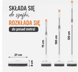 CzystaFuga 3w1 — Obrotowa Szczotka do Fug, Kabiny i Łazienki